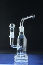 Newest style ! Hi Si Glass Hex Stemless Bubbler with Removable Mouthpiece Geyser Perc bent neck .jpg